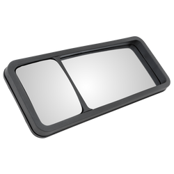 Specchio laterale PLASTEX LP0390P per macchine agricole 390x157mm