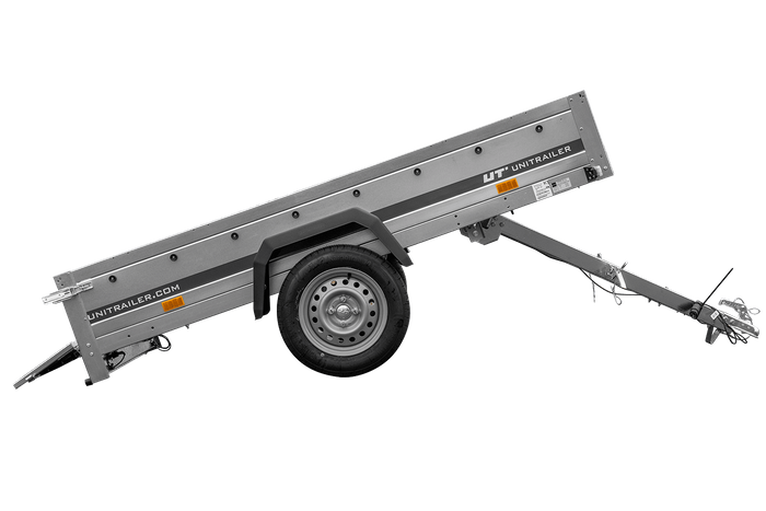 Rimorchio per auto 230x125 UNITRAILER GARDEN 230 KIPP