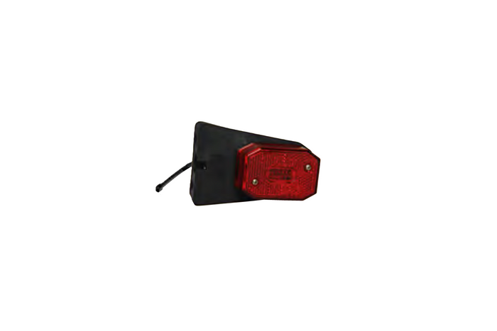 Lampada di segnalazione universale rossa ASPÖCK FLEXIPOINT I con supporto