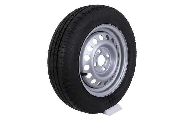 OUTLET Ruota rimorchio PNEUMATICO LINGLONG 155/70 R13 75N CERCHIO UNITRAILER 4Jx13" 4x100 ET:30