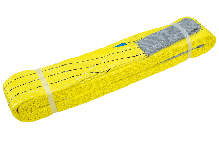 Cinghia di sollevamento HEFFA da 5 m/90 mm/3 t con anelli