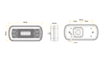 Fanale posteriore a LED FRISTOM FT-130 PM, 6 funzioni, universale