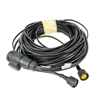 MANTES cablaggio rimorchio impianto elettrico 8m 13 PIN SPINA BAIONETTA 2x 8 PIN