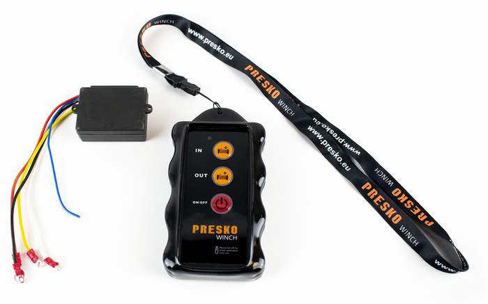 Telecomando wireless per verricelli universali PRESKO 12V/24V