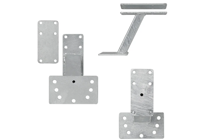 ProPlus 342643 Staffa di montaggio per ruota di scorta del rimorchio, angolazione 8-16"