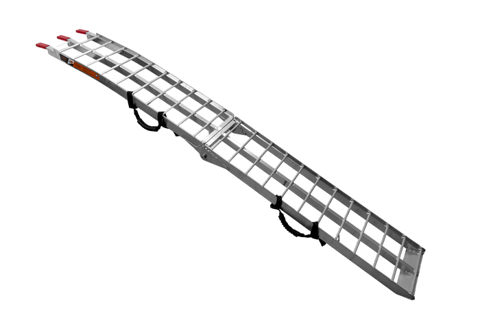 UNITRAILER ALR002 rampa pieghevole in alluminio per rimorchio 221 cm 340 kg con cinghia