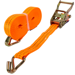 Cinghia di fissaggio UNITRAILER arancione da 10 m/35 mm/2 t con tenditore