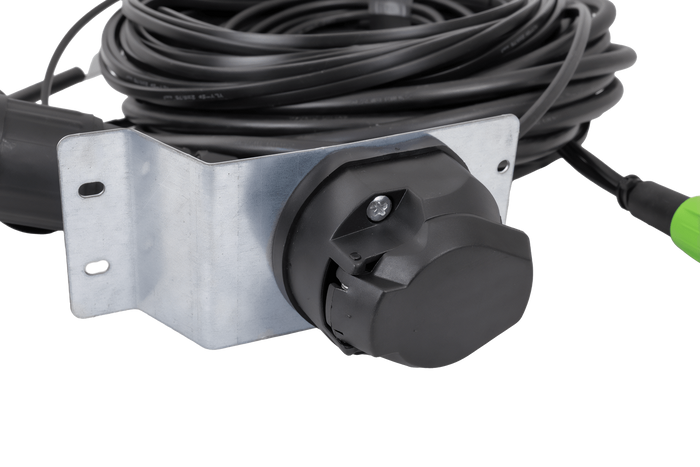 Impianto elettrico MANTES, cablaggio per rimorchio barca, 11,67 m, spina a 13 pin, 2 baionette a 5 pin