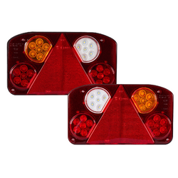 Fanali posteriori HORPOL LZD 844 + LZD 845 6 funzioni sinistra + destra