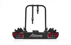 Atera Strada e-bike - portabici da gancio traino per 2 bici (nero)