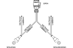 Set luci: luci posteriori DOBPLAST + luci laterali a LED DOBPLAST + cablaggio MANTES 8m 13 PIN + connettori rapidi