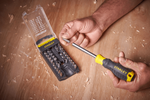 Cacciavite STANLEY MULTIBIT da 34 pezzi con set di punte