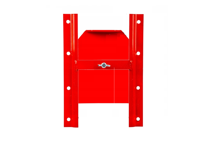 Scivolo per cereali rosso UNITRAILER per rimorchi agricoli 250x355mm