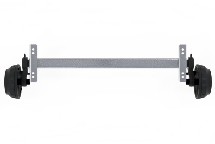 Assale frenato KNOTT VGB18MV per rimorchio/carro attrezzi 1800kg 1600mm 2070mm 5x112