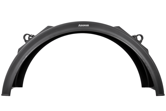 Parafango per rimorchio 19,5-22,5" DOMAR DK2975 passaruota 1250/430mm con staffe di montaggio