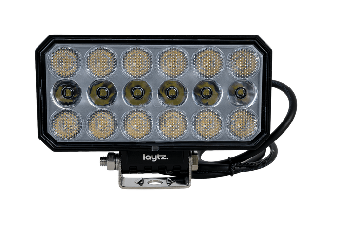 Lampada da lavoro a LED con riflettore LAYTZ LY7304, 66 LED, 5800 lm, rettangolare