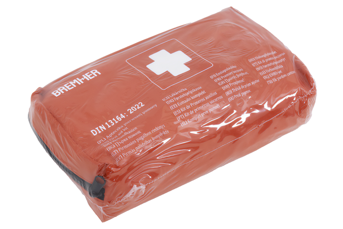 Kit per auto HERMON: kit di pronto soccorso, estintore, triangolo, giubbotto