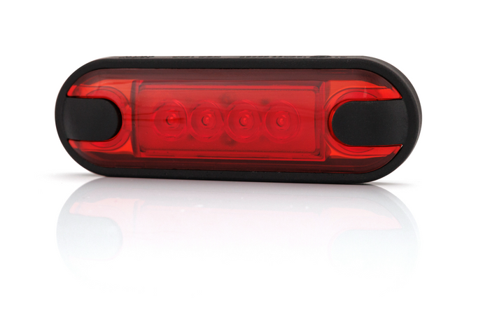 Faro di posizione universale a LED sottile HORPOL LD 3212 rosso