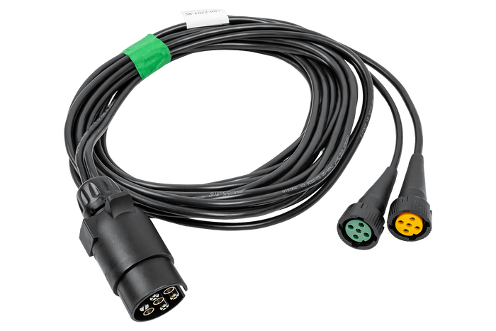 ASPÖCK 58-1022-087 cablaggio elettrico per rimorchio 4,5 m connettore a 7 pin baionette 2x5 pin
