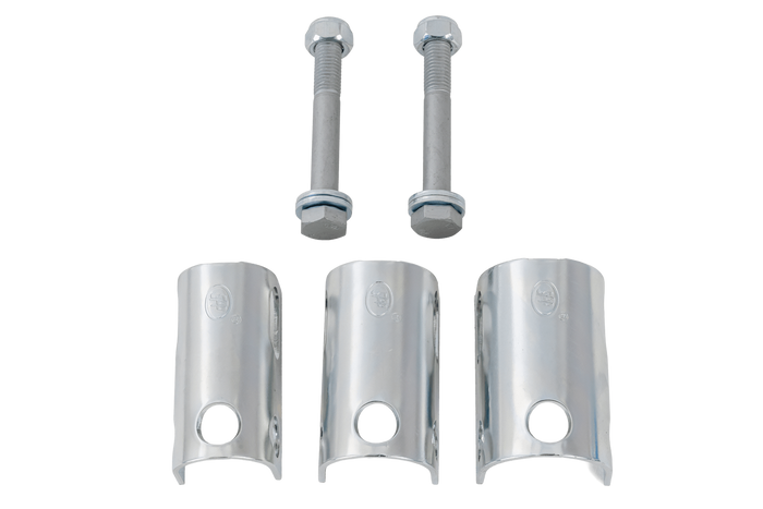 Gancio a sfera STEELPRESS BC-3000C-00-00+Z3 per rimorchio da 3000 kg con timone tubolare da 35-50 mm, ghisa