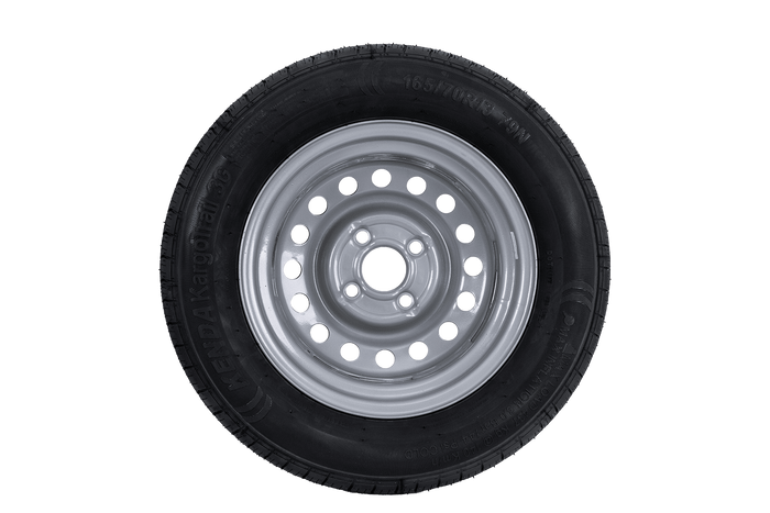 Ruota per rimorchio PNEUMATICO KENDA 165/70 R13 79N CERCHIO KENDA 4Jx13"H2 4x100 ET:30