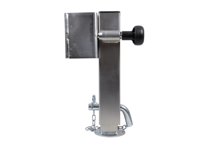 Supporto a manovella estensibile UNITRAILER JL1 per rimorchio pianale da 1500 kg, 346-576 mm