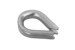 DROMET KU.4 redancia per corda, zigrinata in acciaio, 4 mm