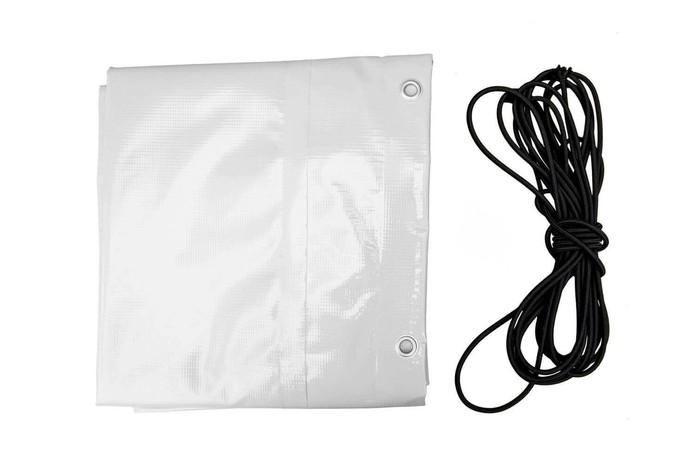 OUTLET Telo copritelaio h-1100 UNITRAILER grigio per rimorchio 264x150cm GARDEN 265 KIPP