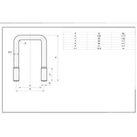 Morsetto quadro M12 115/52