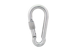 Moschettone con sicurezza per corde DROMET KSZ.4.40 moschettone per pompiere 4x40mm