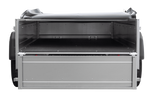 Rimorchio monoasse 200x106 UNITRAILER GARDEN 200 KIPP con telaio H-0 e copertura grigia