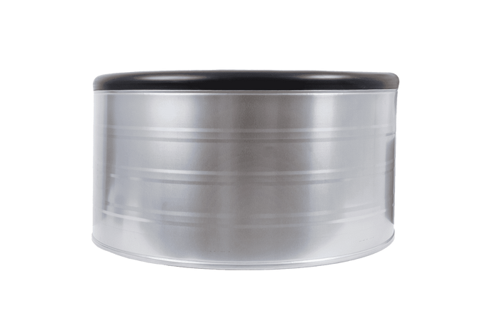 Parafango doppio per rimorchio 17,5-19,5" DOMAR DK7140 passaruota 1000/500mm in metallo con bordo in gomma