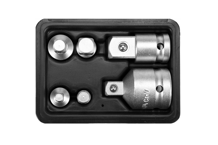 YATO YT-10671 set di riduzione 1/2"-3/8" 6 pezzi.