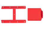 Scivolo per cereali rosso UNITRAILER per rimorchi agricoli 250x355mm