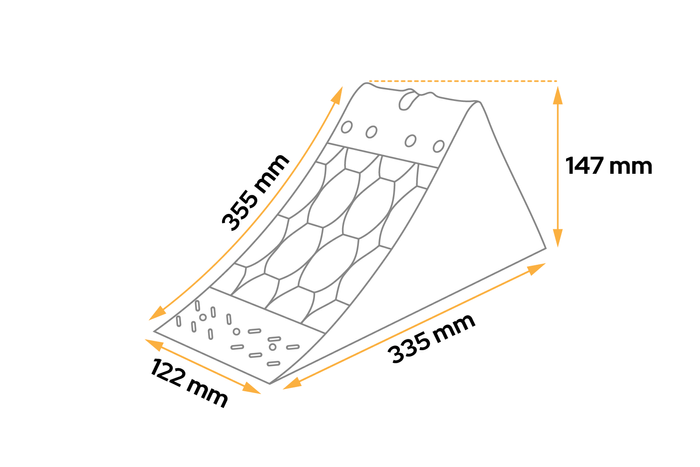 Cuneo per ruote LOKHEN E36 altezza: 150 mm 