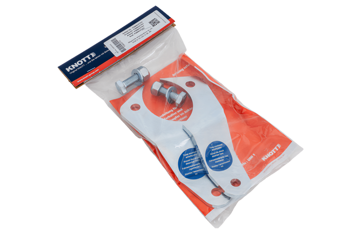 Staffe di montaggio ammortizzatori KNOTT P290037701 per assali frenati VGB8-18 A-36