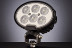 Faro da lavoro a LED con riflettore TT TECHNOLOGY NERO TT.13359F 6xLED 4800lm ovale