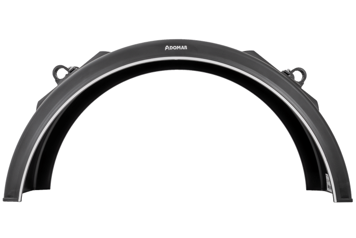 Parafango per rimorchio 19,5-22,5" DOMAR DK3075 passaruota 1250/430mm con staffe di montaggio