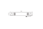 Pannello luci per rimorchio TT TECHNOLOGY TT.12004, faro posteriore a LED, 5 funzioni
