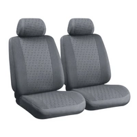Set di coprisedili per auto LAMPA Glamur grigio, per i sedili anteriori