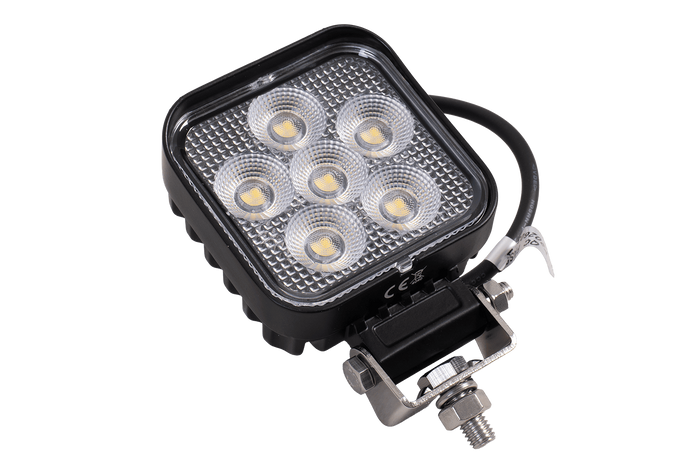 Faro da lavoro a LED con riflettore TT TECHNOLOGY NERO TT.13324 24xLED 1920lm quadrato