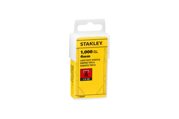 Punti metallici STANLEY tipo A 3/53/530 4 mm 1000 pezzi
