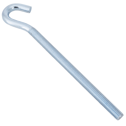 Gancio da cantiere DROMET HZ M8x160 con estremità aperta (piegata)