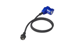 Adapter kempingowy kablowy 150 cm 3x2,5mm2 z wtyczki Schuko do złącza kątowego CEE + gniazda Schuko