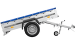 Rimorchio per auto 200x106 UNITRAILER GARDEN 200 KIPP con copertura blu