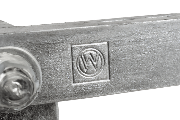 Supporto angolare estensibile WINTERHOFF ADS 460 V stabilizzatore per rimorchio da 450 kg