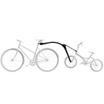 Trail Angel - Gancio di traino per bici per bambini - Nero