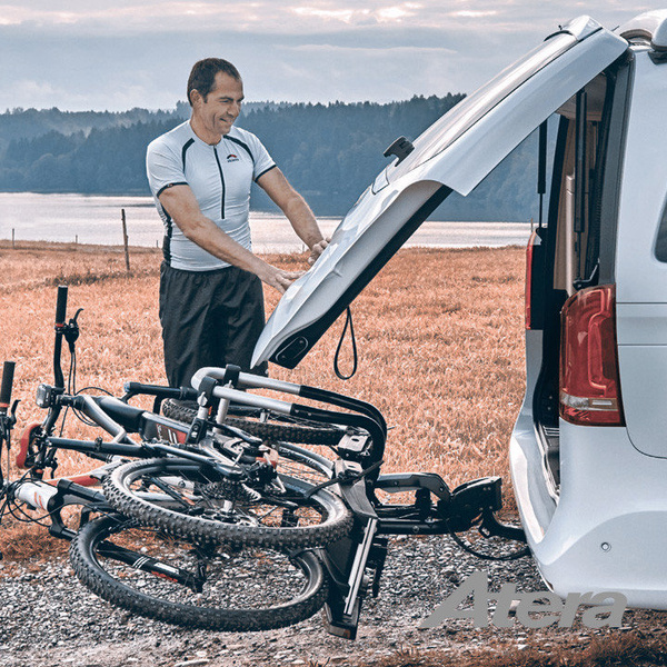 Atera Genio Pro - piattaforma di traino per 2 bici 022785 (nero)