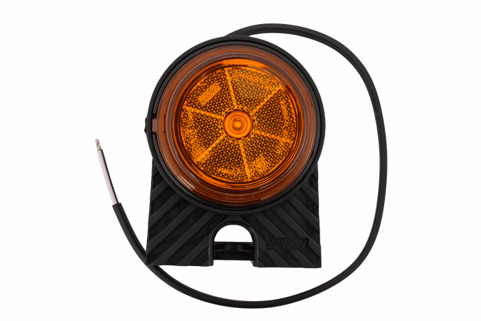Lampada di segnalazione universale arancione a LED FRISTOM FT-059 con staffa angolare