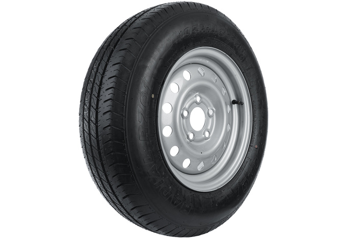 Ruota rinforzata per rimorchio PNEUMATICO LINGLONG 185/80 R14C 104/102N CERCHIO UNITRAILER 5.5Jx14"H2 5x112 ET:30